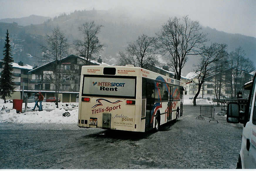 (091'219) - EAB Engelberg - OW 10'195 - MAN am 1. Januar 2007 in Engelberg, Talstation Titlisbahnen