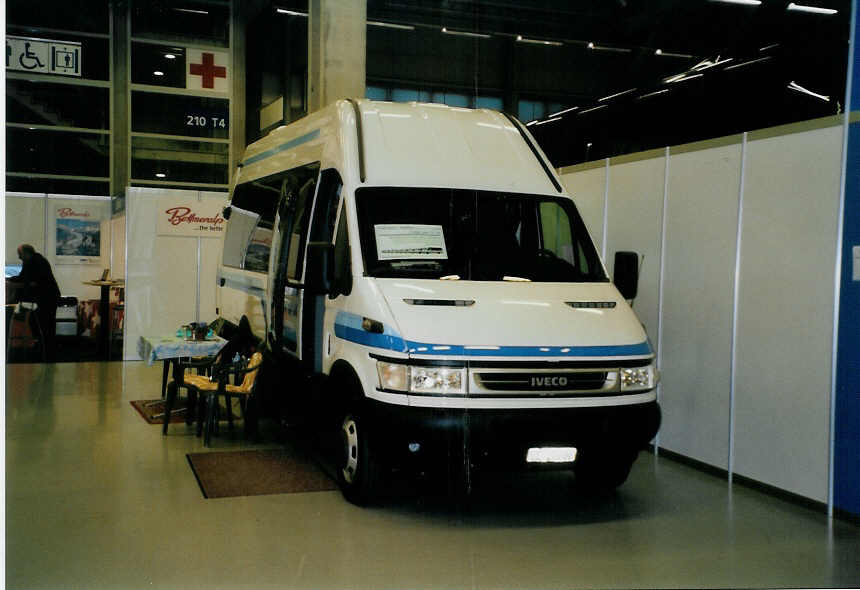 (091'626) - Eicher, Lyss - BE 28'606 - Iveco am 14. Januar 2007 in Bern, Ferienmesse