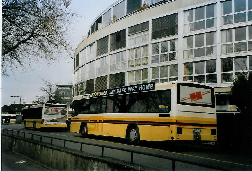 (091'717) - STI Thun - Nr. 61/BE 452'461 - Mercedes/R&J am 22. Januar 2007 bei der Schifflndte Thun