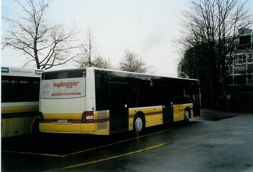 (091'835) - STI Thun - Nr. 114/BE 700'114 - MAN am 6. Februar 2007 bei der Schifflndte Thun