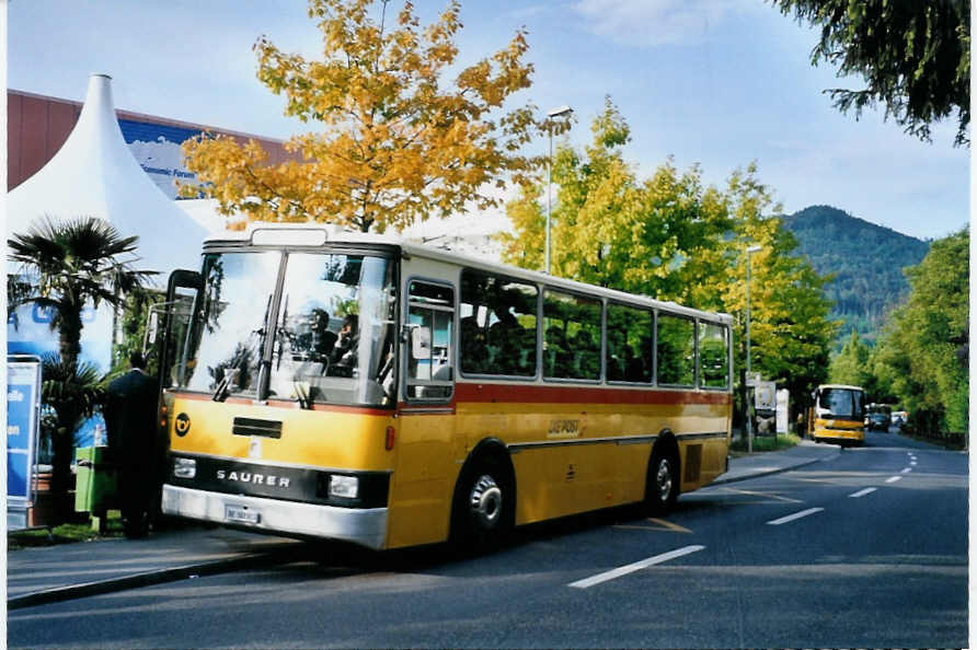 (094'304) - Spring, Schwenden - BE 368'914 - Saurer/R&J am 3. Mai 2007 in Thun, Schadausaal