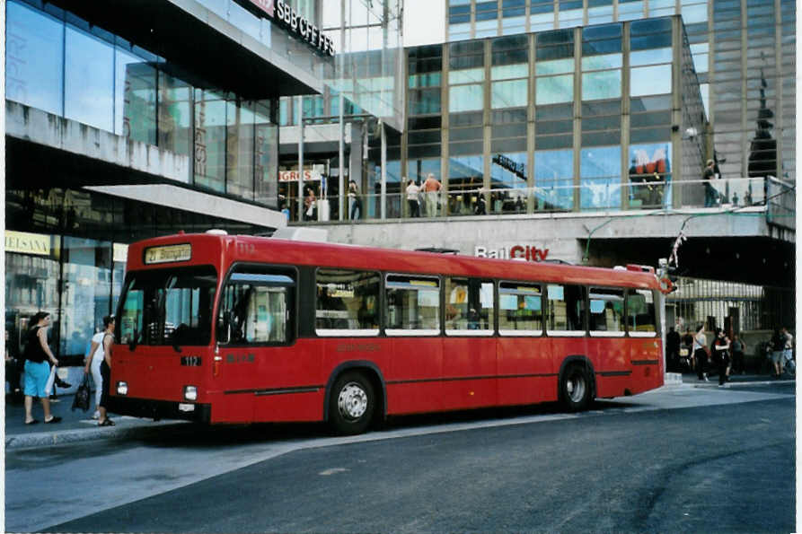 (094'516) - Bernmobil, Bern - Nr. 112/BE 500'112 - Volvo/R&J am 13. Mai 2007 beim Bahnhof Bern