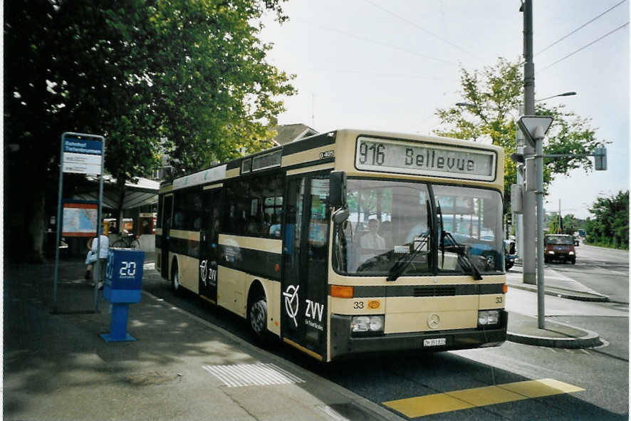 (094'613) - AZZK Zollikon - Nr. 33/ZH 351'833 - Mercedes am 26. Mai 2007 beim Bahnhof Zrich-Tiefenbrunnen