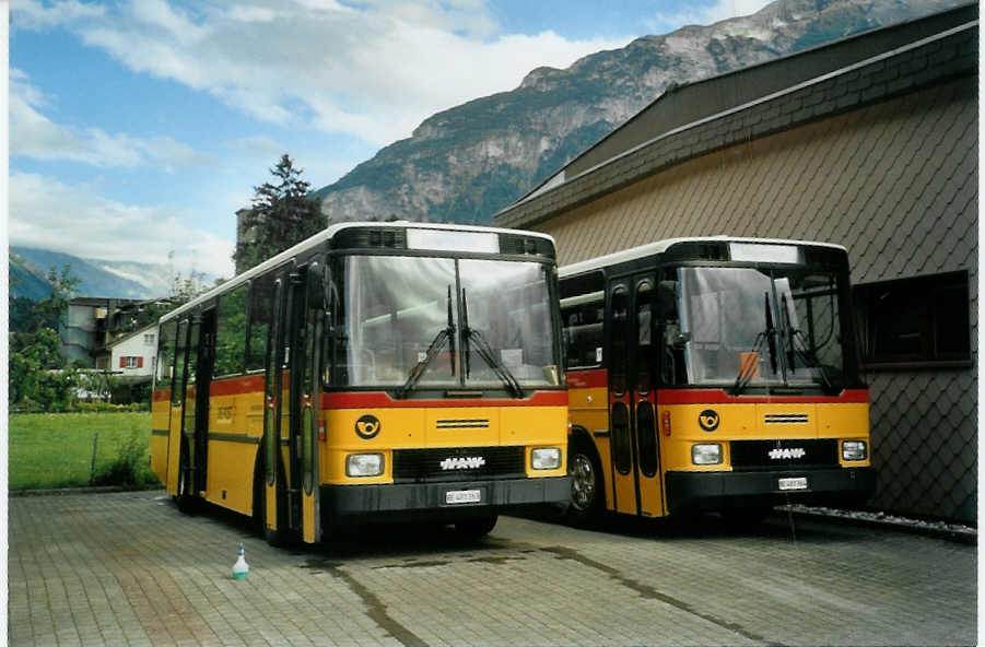 (095'735) - AVG Meiringen - Nr. 63/BE 401'263 - NAW/Hess (ex P 24'448) am 23. Juni 2007 in Meiringen, Garage