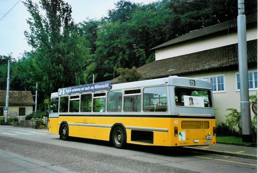 (096'521) - VBSH Schaffhausen - Nr. 20/SH 38'020 - Saurer/Hess am 21. Juli 2007 in Schaffhausen, Ebnat