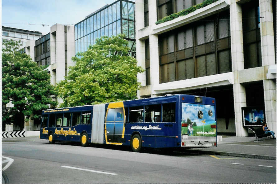 (096'928) - AAGL Liestal - Nr. 92/BL 7432 - Mercedes am 28. Juli 2007 in Basel, Aeschenplatz