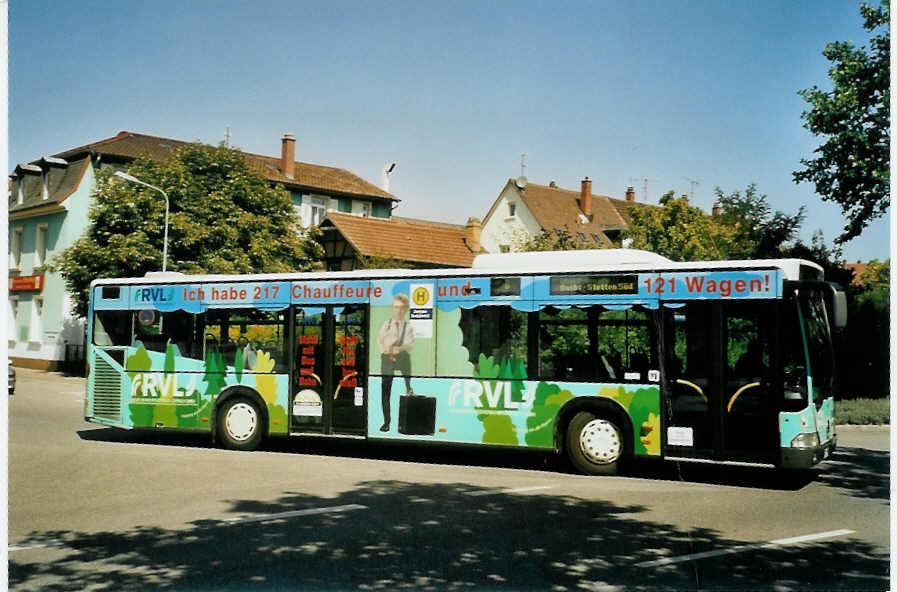 (097'101) - SWEG Lahr - FR-H 1228 - Mercedes am 6. August 2007 beim Bahnhof Lrrach