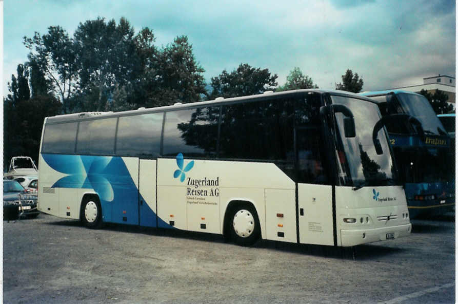 (097'224) - ZVB Zug - Nr. 444/ZG 3394 - Volvo/Drgmller (ex Nr. 44) am 17. August 2007 in Thun, Lachenwiese