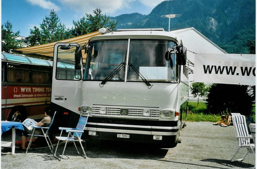 (097'326) - Aus der Schweiz: Rubitschung, Mmliswil - SO 59'893 - Setra am 18. August 2007 in Schaan, Wohnbustreffen 