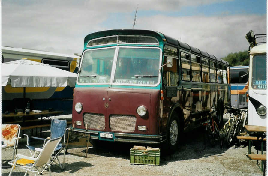 (097'409) - Aus der Schweiz: Feuz, Mrwil - TG 158'311 - FBW am 18. August 2007 in Schaan, Wohnbustreffen