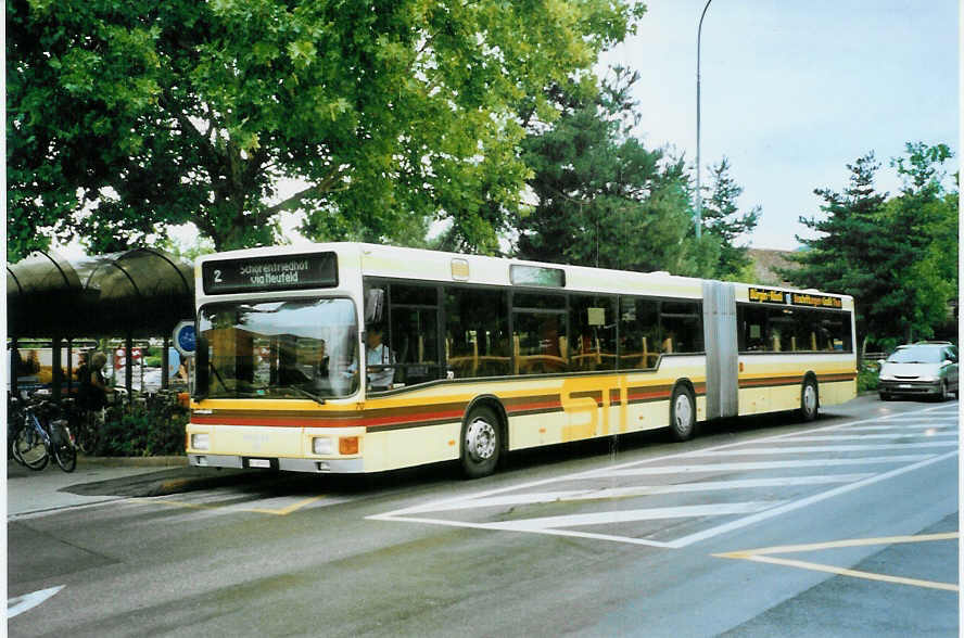 (097'525) - STI Thun - Nr. 70/BE 389'670 - MAN am 20. August 2007 in Thun, Oberlandzentrum