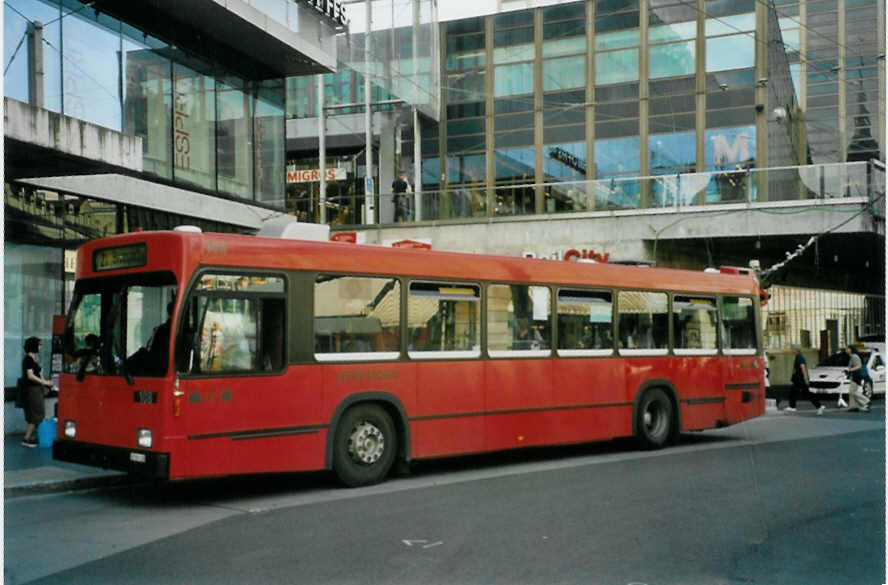 (097'614) - Bernmobil, Bern - Nr. 108/BE 500'108 - Volvo/R&J am 24. August 2007 beim Bahnhof Bern