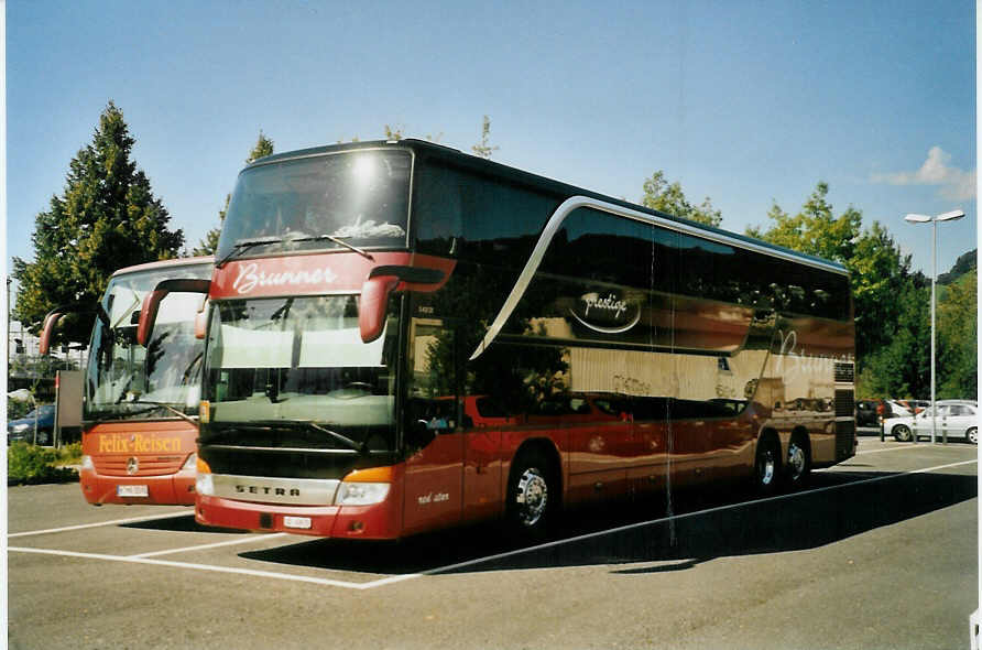 (097'631) - Brunner, Sargans - SG 40'670 - Setra am 25. August 2007 in Thun, Seestrasse