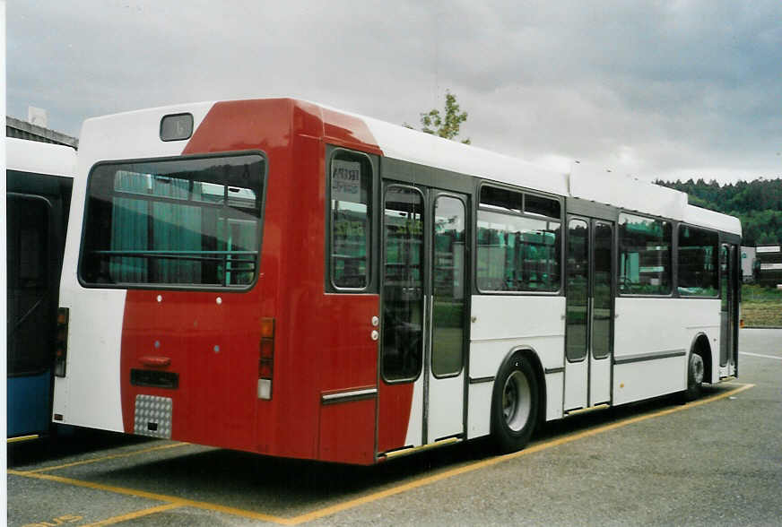 (098'223) - TPF Fribourg - Nr. 375 - Volvo/Hess (ex TF Fribourg Nr. 75) am 1. September 2007 in Biel, Rattinbus