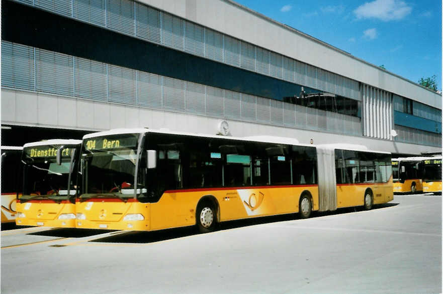 (098'332) - PostAuto Bern - Nr. 632/BE 615'603 - Mercedes (ex P 27'006) am 2. September 2007 in Bern, Postautostation