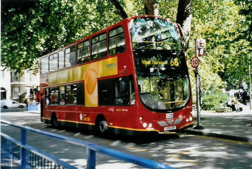 (099'017) - London Central, London - Nr. WVL 256/LX06 EBF - VDL Bus am 25. September 2007 in London, Euston