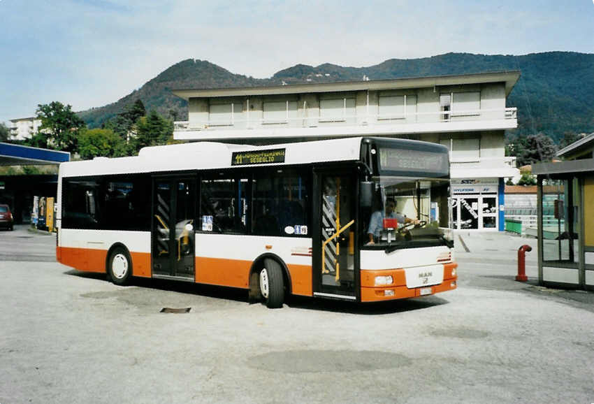 (100'000) - AMSA Chiasso - Nr. 8/TI 156'708 - MAN/Gppel am 4. Oktober 2007 in Chiasso, Rimessa