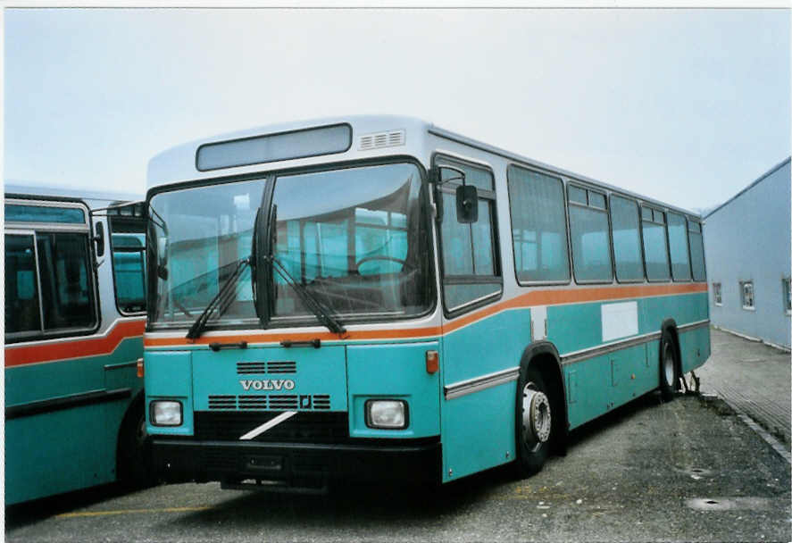 (102'021) - TPF Fribourg - Nr. 62 - Volvo/R&J (ex GFM Fribourg Nr. 62) am 22. Dezember 2007 in Biel, Rattinbus