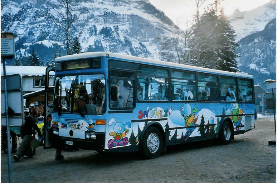 (102'803) - AVG Grindelwald - Nr. 20/BE 349'361 - Vetter am 2. Januar 2008 beim Bahnhof Grindelwald