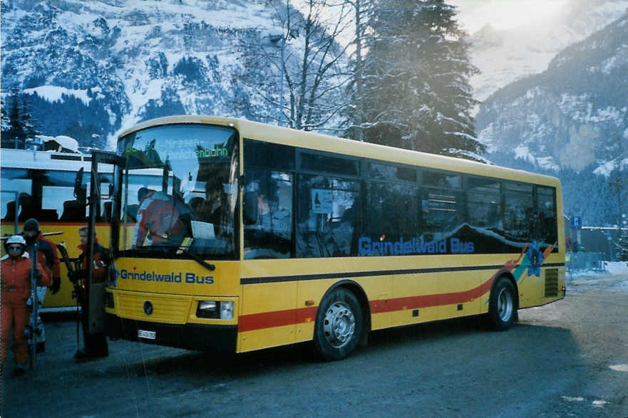 (102'821) - AVG Grindelwald - Nr. 15/BE 416'282 - Vetter am 2. Januar 2008 beim Bahnhof Grindelwald