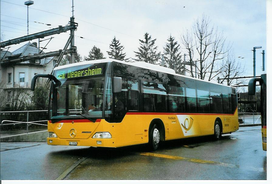 (103'417) - Postautobertriebe Unteres Toggenburg, Ltisburg - SG 35'766 - Mercedes am 7. Januar 2008 beim Bahnhof Flawil