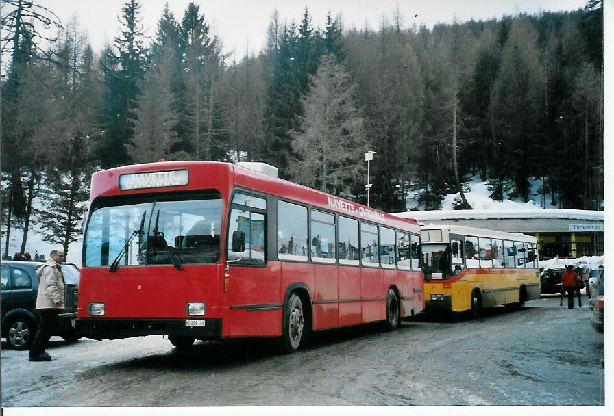 (103'533) - Buchard, Leytron - VS 299'140 - Volvo/R&J (ex Bernmobil, Bern Nr. 106) am 19. Januar 2008 in Ovronnaz, Tlsige