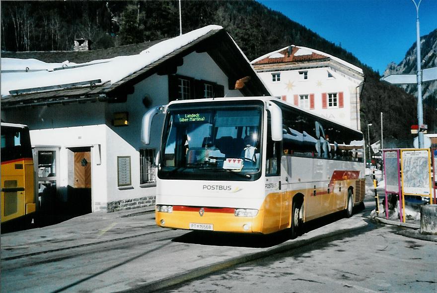 (104'422) - Aus Oesterreich: PostBus - PT 15'568 - Renault am 19. Februar 2008 in Martina, Post