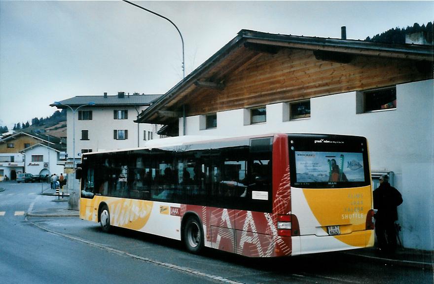 (104'809) - Stuppan, Flims - GR 64'143 - MAN am 1. Mrz 2008 in Laax, Post