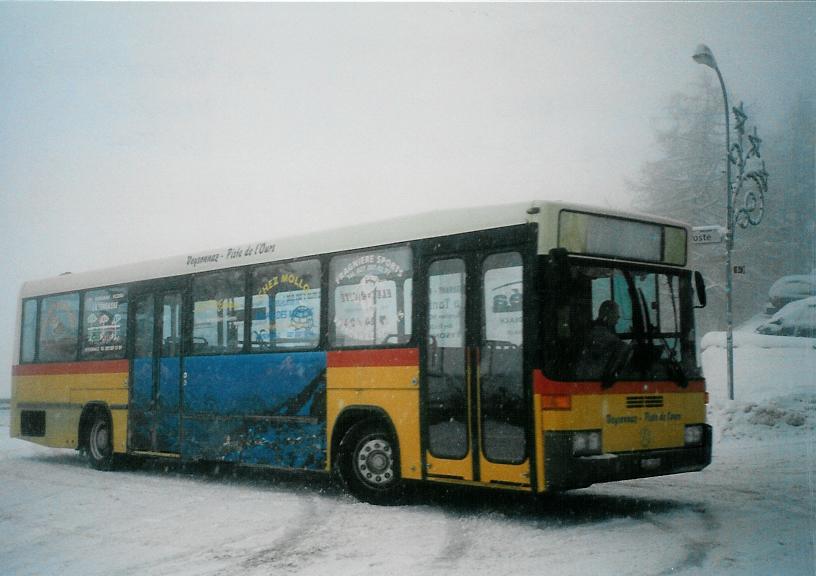 (105'621) - Buchard, Leytron - VS 33'100 - Mercedes/Hess (ex Voegtlin-Meyer, Brugg Nr. 74) am 21. Mrz 2008 in Veysonnaz, Station