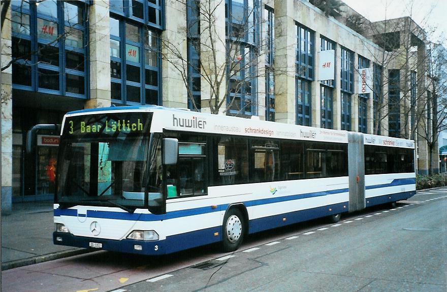 (105'703) - ZVB Zug - Nr. 3/ZG 3353 - Mercedes/Hess am 23. Mrz 2008 in Zug, Metalli