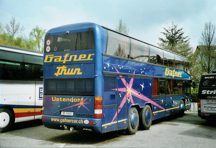 (106'622) - Aus der Schweiz: Gafner, Thun - Nr. 22/BE 53'616 - Neoplan am 16. April 2008 in Rust, Europapark