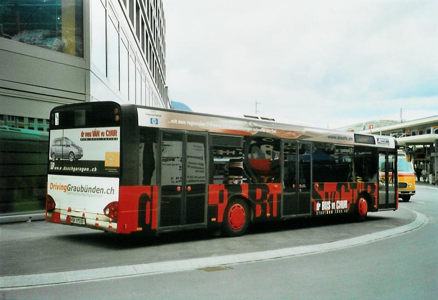 (107'416) - SBC Chur - Nr. 18/GR 97'518 - Solaris am 24. Mai 2008 beim Bahnhof Chur