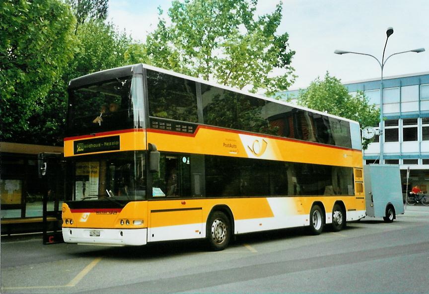 (107'505) - PostAuto Ostschweiz - SG 296'225 - Neoplan am 24. Mai 2008 beim Bahnhof Buchs