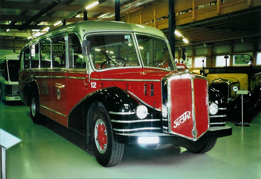 (108'706) - Meier, Grt - Nr. 12/ZH 27'216 - FBW/R&J (ex Wespe, Altsttten; ex AFA Adelboden Nr. 12) am 6. Juli 2008 in Wetzikon, FBW-Museum