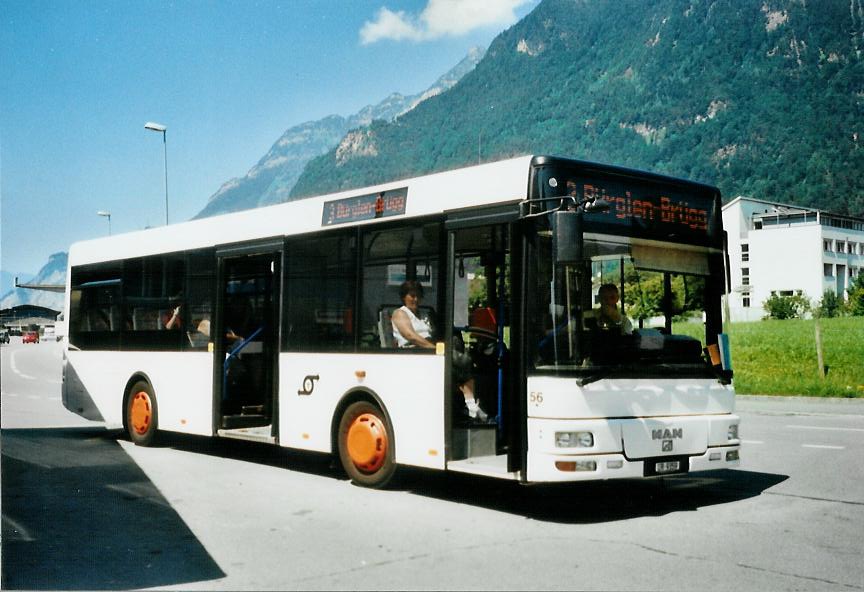 (109'407) - AAGU Altdorf - Nr. 56/UR 9359 - MAN/Gppel (ex Schultz, D-Herxheim) am 16. Juli 2008 beim Bahnhof Altdorf