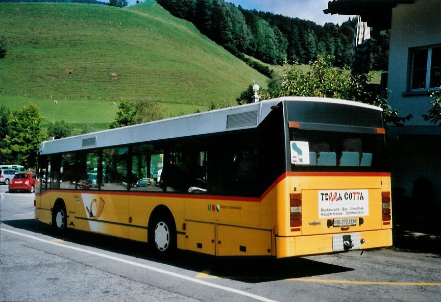 (110'330) - PostAuto Ostschweiz - SG 273'333 - Van Hool (ex P 25'400) am 16. August 2008 in Goldingen, Atzmnnig