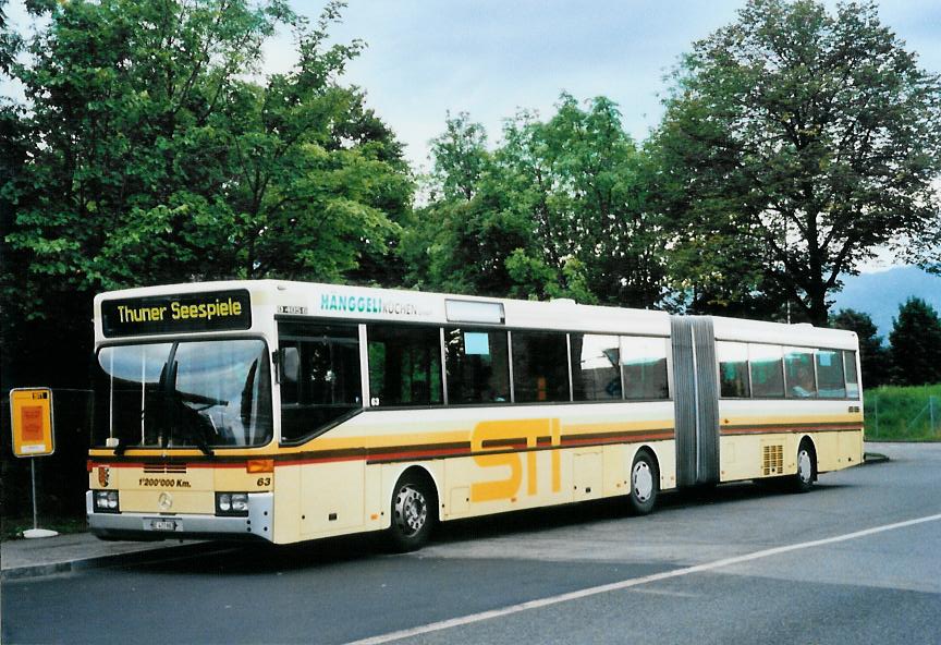 (110'434) - STI Thun - Nr. 63/BE 433'366 - Mercedes am 20. August 2008 in Thun, P 20