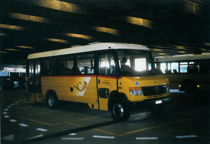 (110'514) - RBS Worblaufen - Nr. 210/BE 443'210 - Mercedes/Kusters am 24. August 2008 in Bern, Postautostation