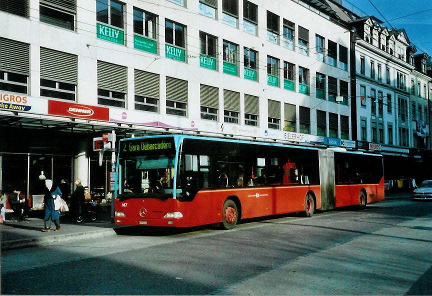 (111'908) - VB Biel - Nr. 147/BE 572'147 - Mercedes am 10. November 2008 in Biel, Guisanplatz