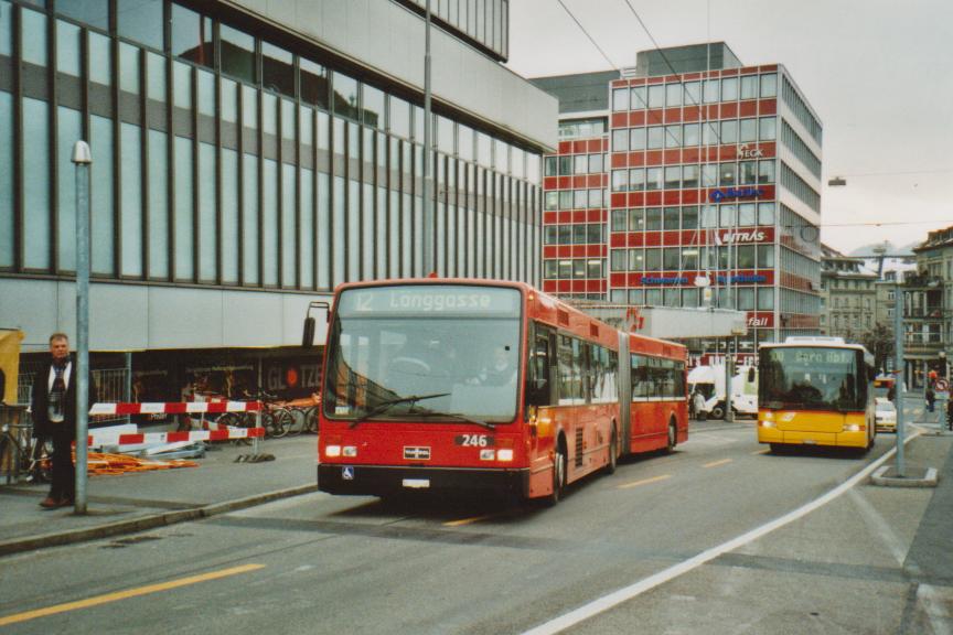 (112'310) - Bernmobil, Bern - Nr. 246/BE 518'246 - Van Hool am 28. November 2008 in Bern, Schanzenstrasse