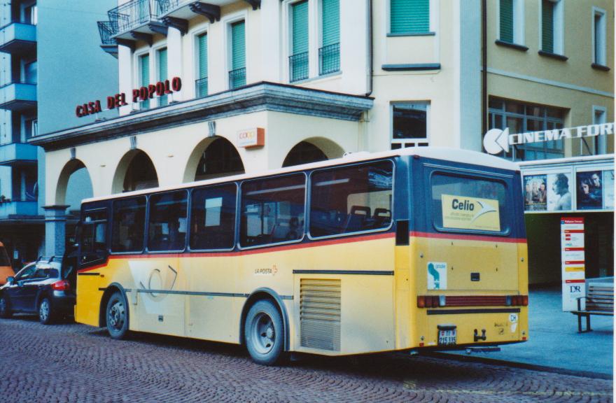 (112'403) - AutoPostale Ticino - TI 215'335 - MAN/Lauber (ex P 23'022) am 8. Dezember 2008 beim Bahnhof Bellinzona