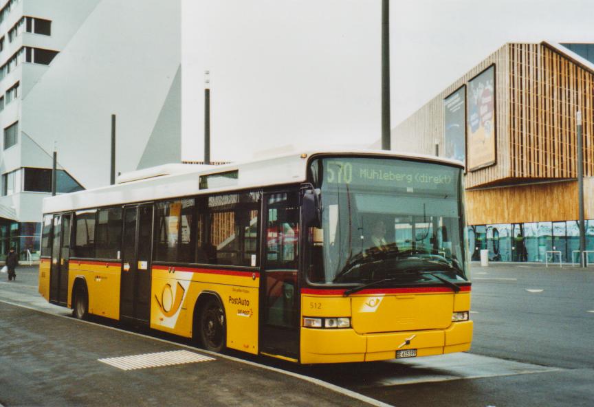 (113'236) - PostAuto Bern - Nr. 512/BE 615'599 - Volvo/Hess (ex P 25'678) am 23. Dezember 2008 in Bern, Westside