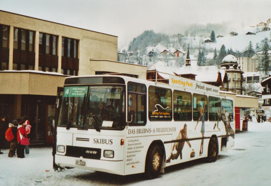 (113'418) - EAB Engelberg - OW 10'265 - NAW/Hess (ex RTB Altsttten Nr. 49) am 26. Dezember 2008 beim Bahnhof Engelberg