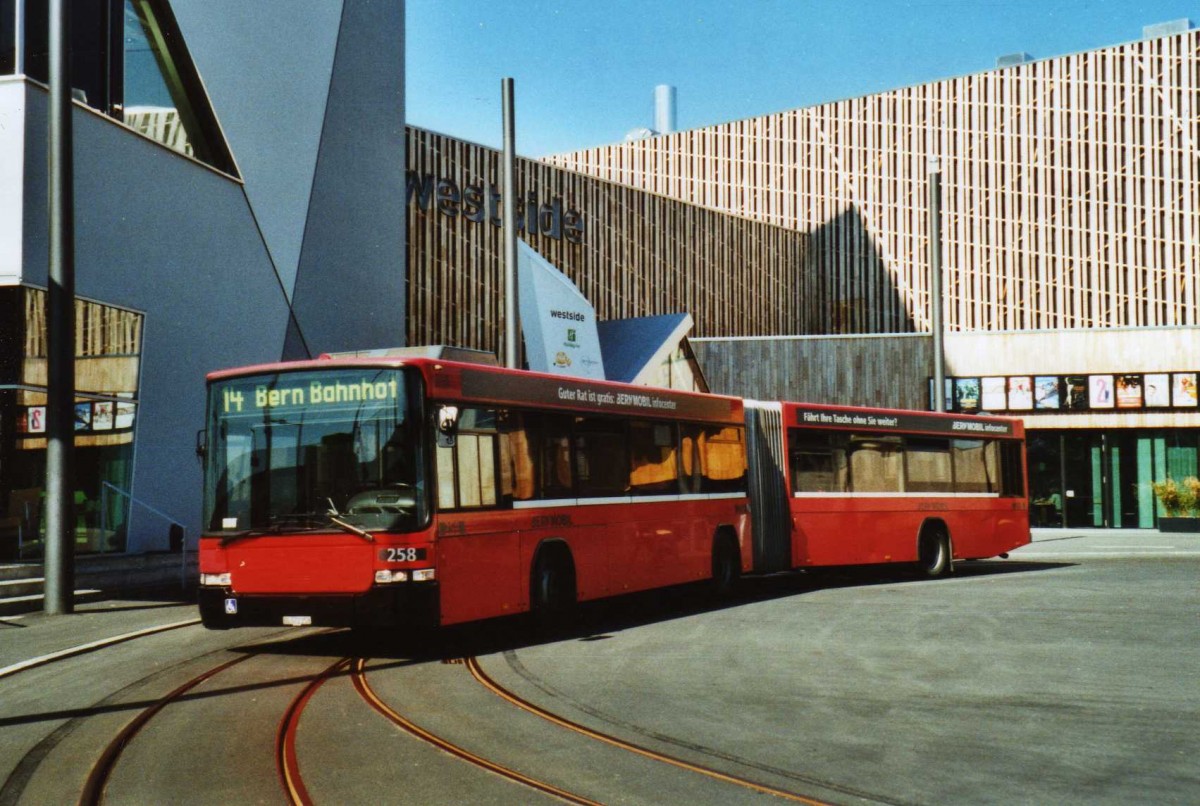 (115'223) - Bernmobil, Bern - Nr. 258/BE 572'258 - Volvo/Hess am 16. Mrz 2009 in Bern, Westside