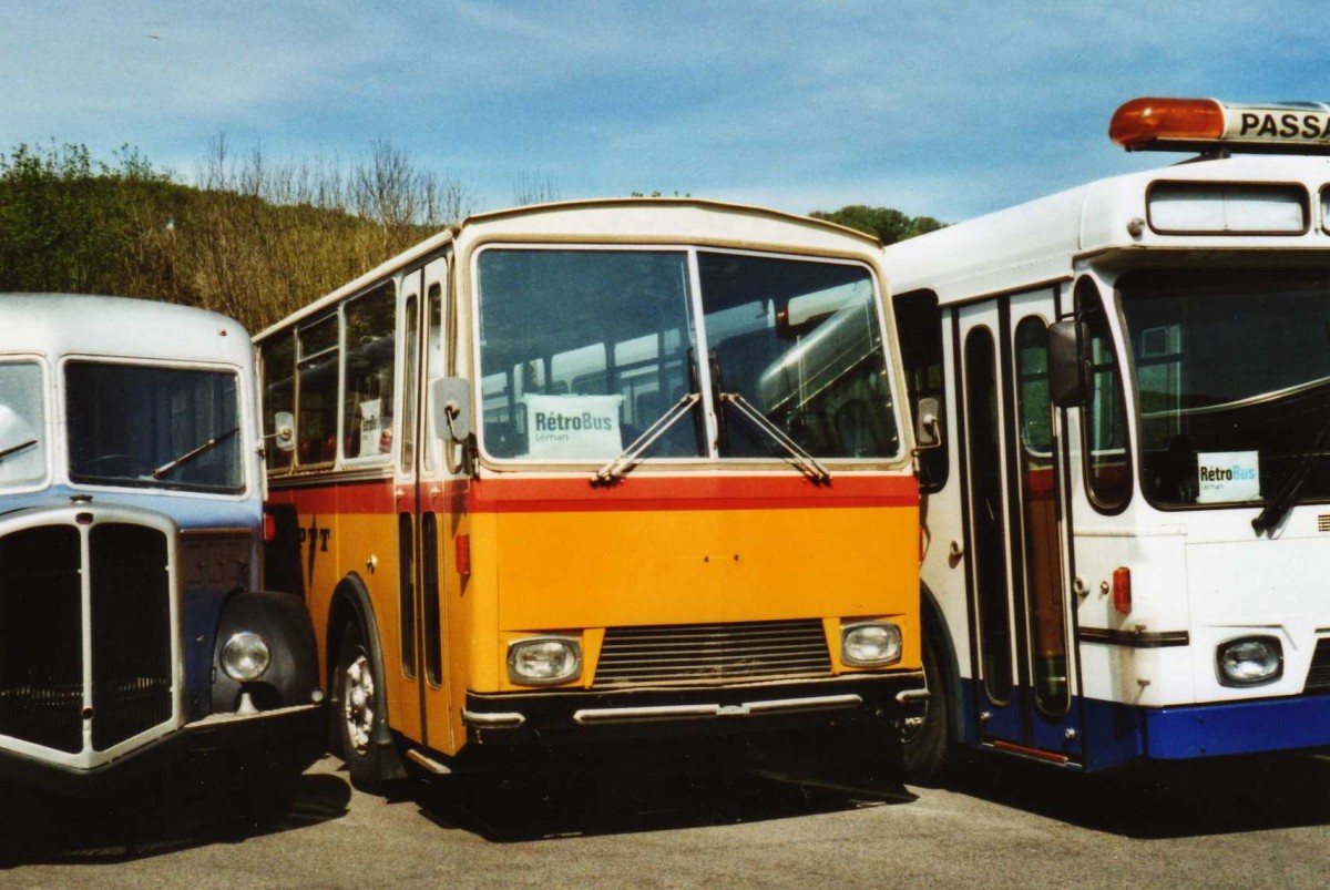 (116'118) - Perrodin, Le Chble (Rtrobus) - Nr. 4 - Saurer/Lauber am 25. April 2009 in Bressonnaz, Rtrobus (Teilaufnahme)