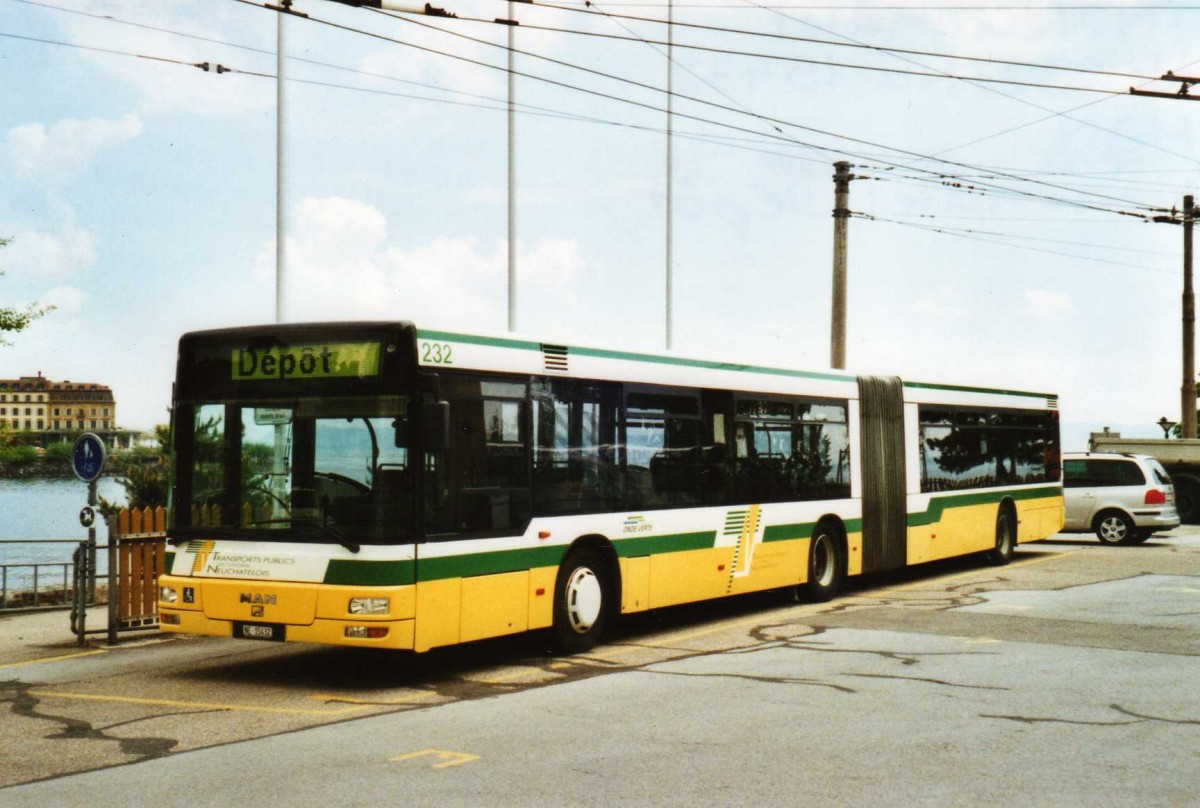 (116'316) - TN Neuchtel - Nr. 232/NE 15'432 - MAN am 3. Mai 2009 in Neuchtel, Dpt