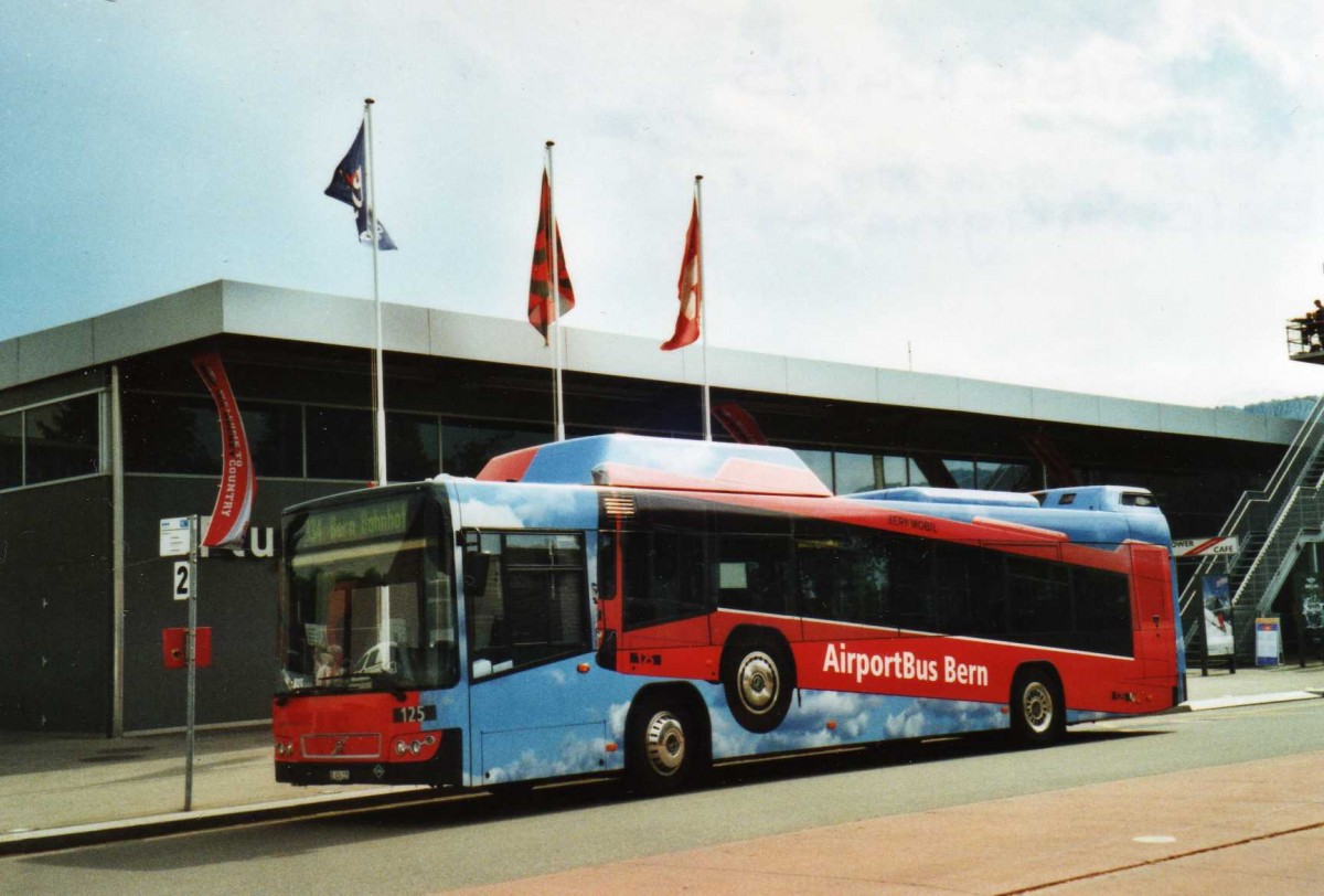 (116'416) - Bernmobil, Bern - Nr. 125/BE 624'125 - Volvo am 9. Mai 2009 in Belp, Flughafen