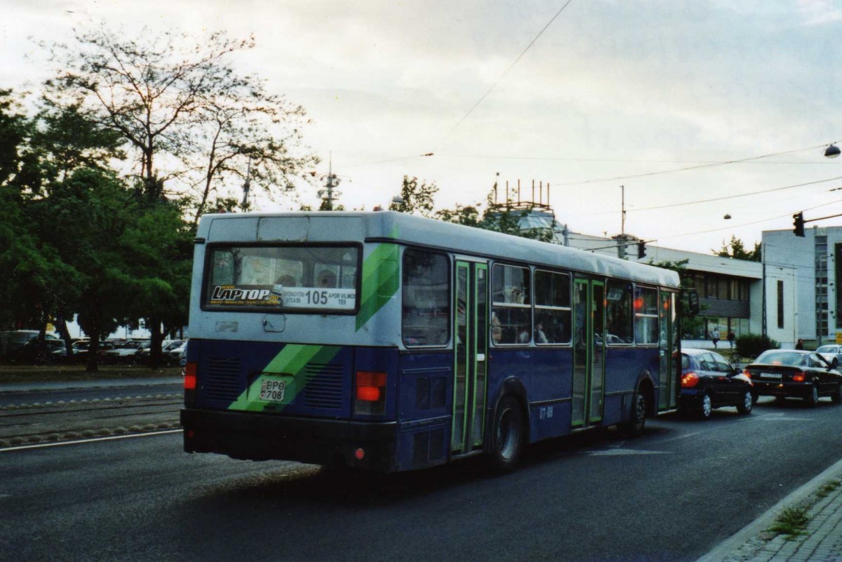 (117'037) - BKV Budapest - Nr. 07-08/BPO-708 - Ikarus am 28. Mai 2009 in Budapest