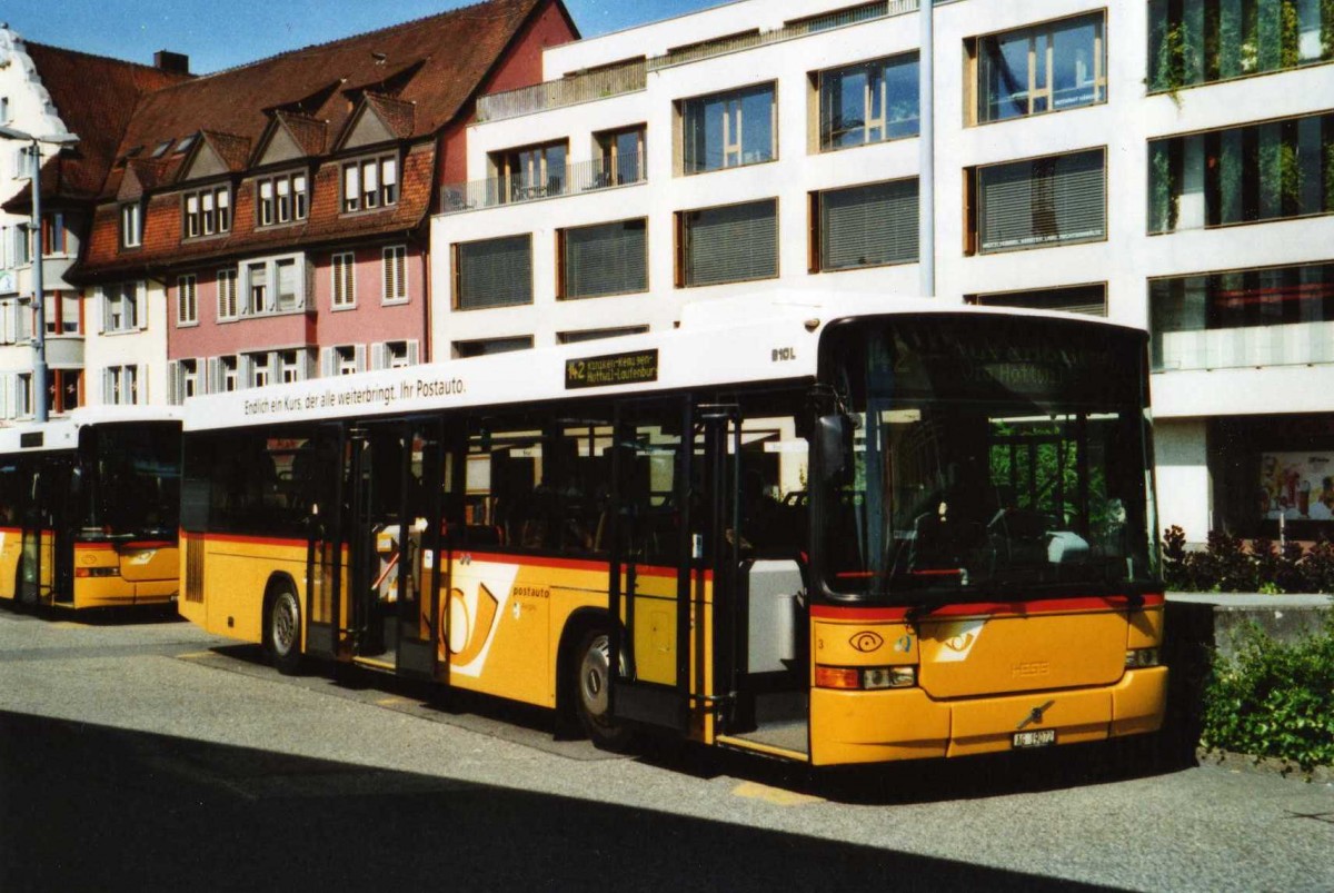 (117'336) - Keller, Hottwil - Nr. 3/AG 19'072 - Volvo/Hess am 8. Juni 2009 beim Bahnhof Brugg