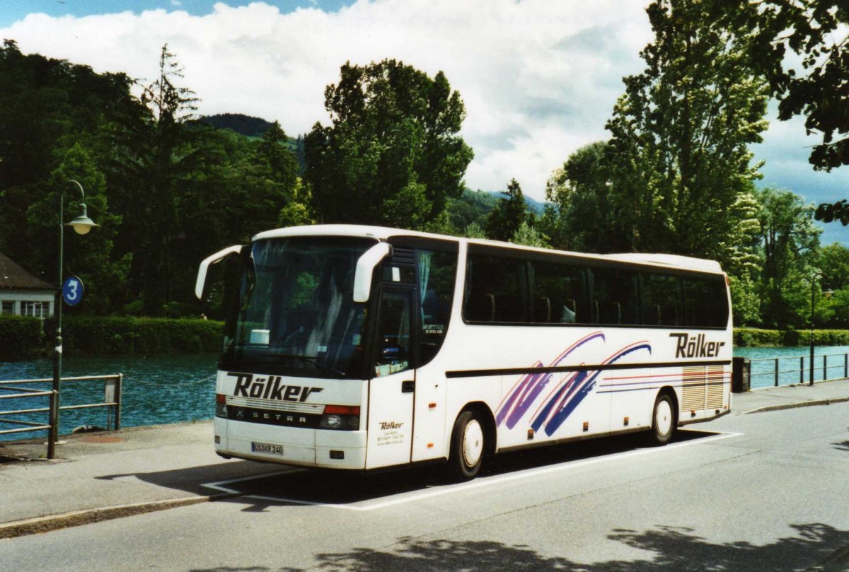 (117'532) - Aus Deutschland: Rlker, Georgsmarienhtte - OS-KR 240 - Setra am 11. Juni 2009 bei der Schifflndte Thun